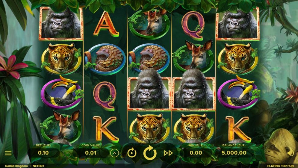 Gorilla Kingdom interface