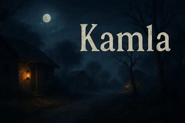 Village night scene